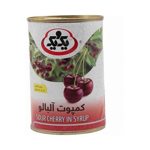 کمپوت آلبالو 410گ یک و یک